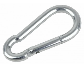 8mm Zinc Plated Carbine Hook